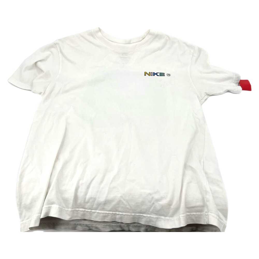 Nike White Black Short Sleeve Graphic Tee | Mens S